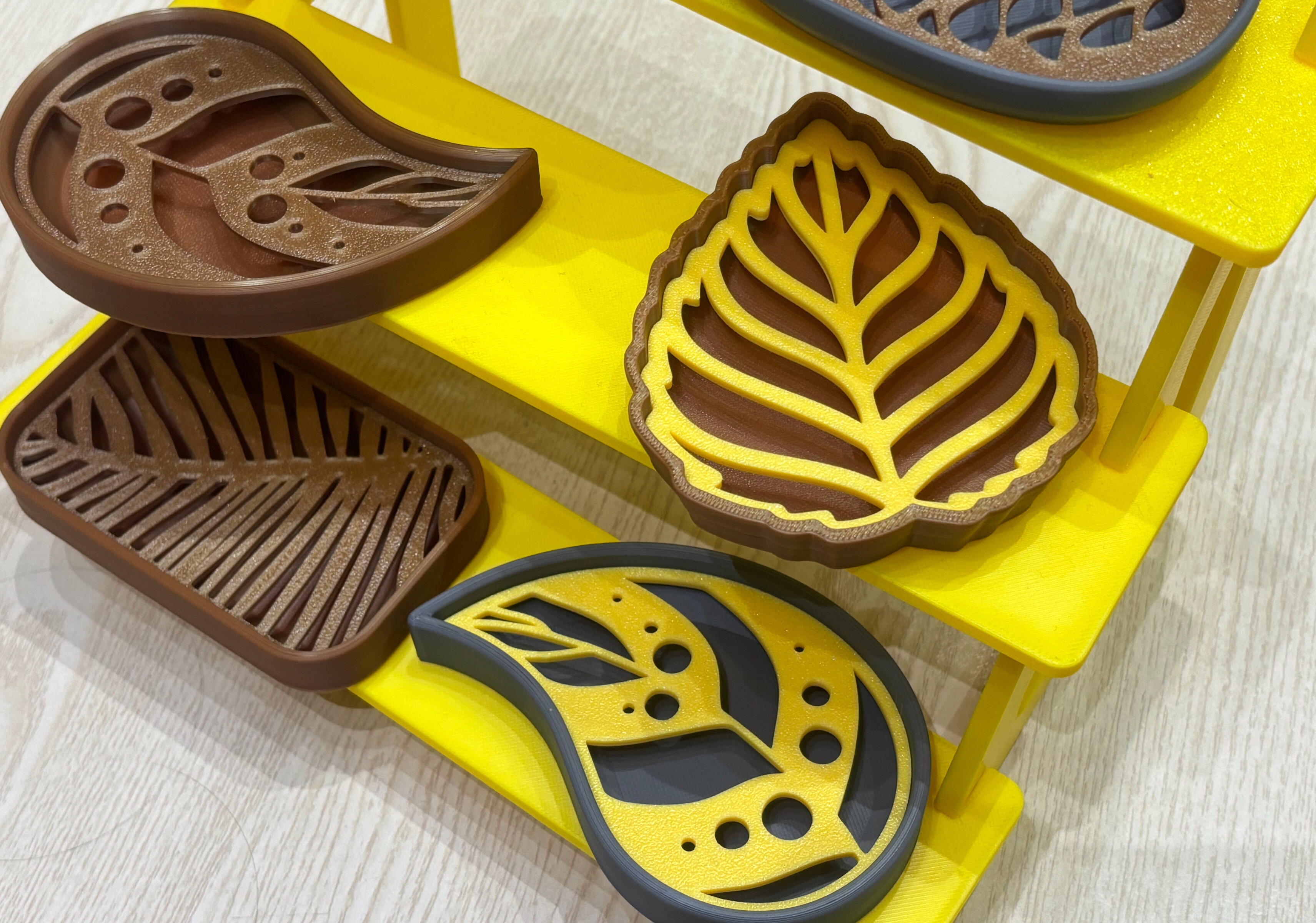 3D Printed Leaf Specimens (self-designed)